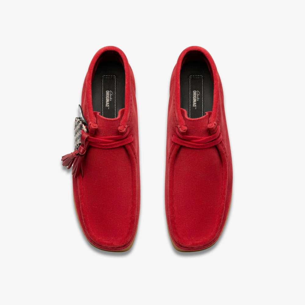 Wallabee Boot Red Suede