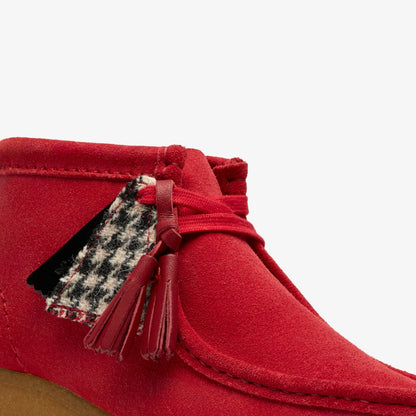 Wallabee Boot Red Suede