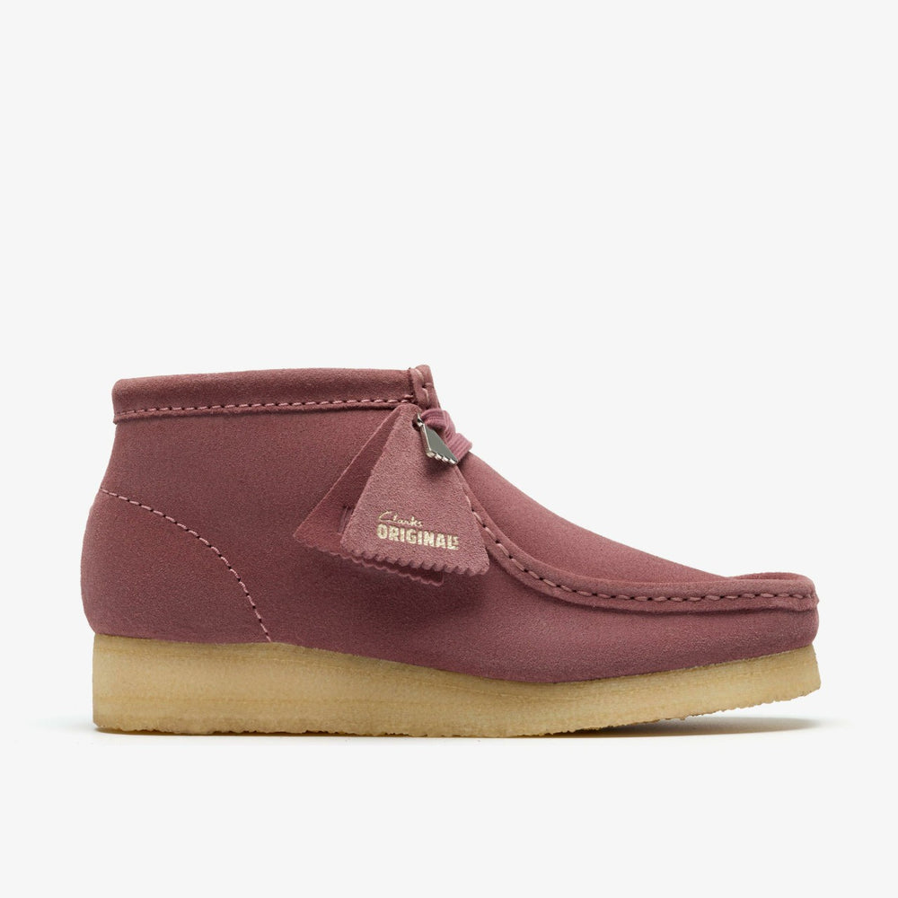 Wallabee Boot Rose Brown Suede