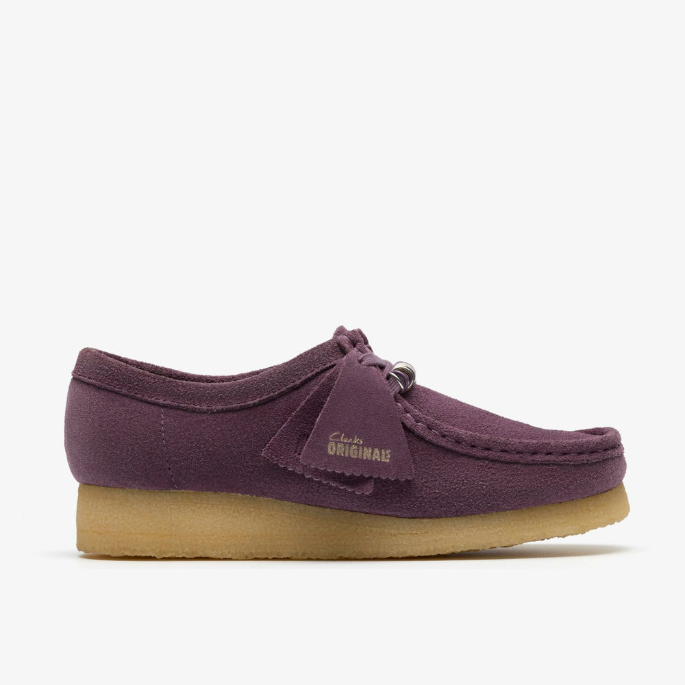 Wallabee Plum Suede