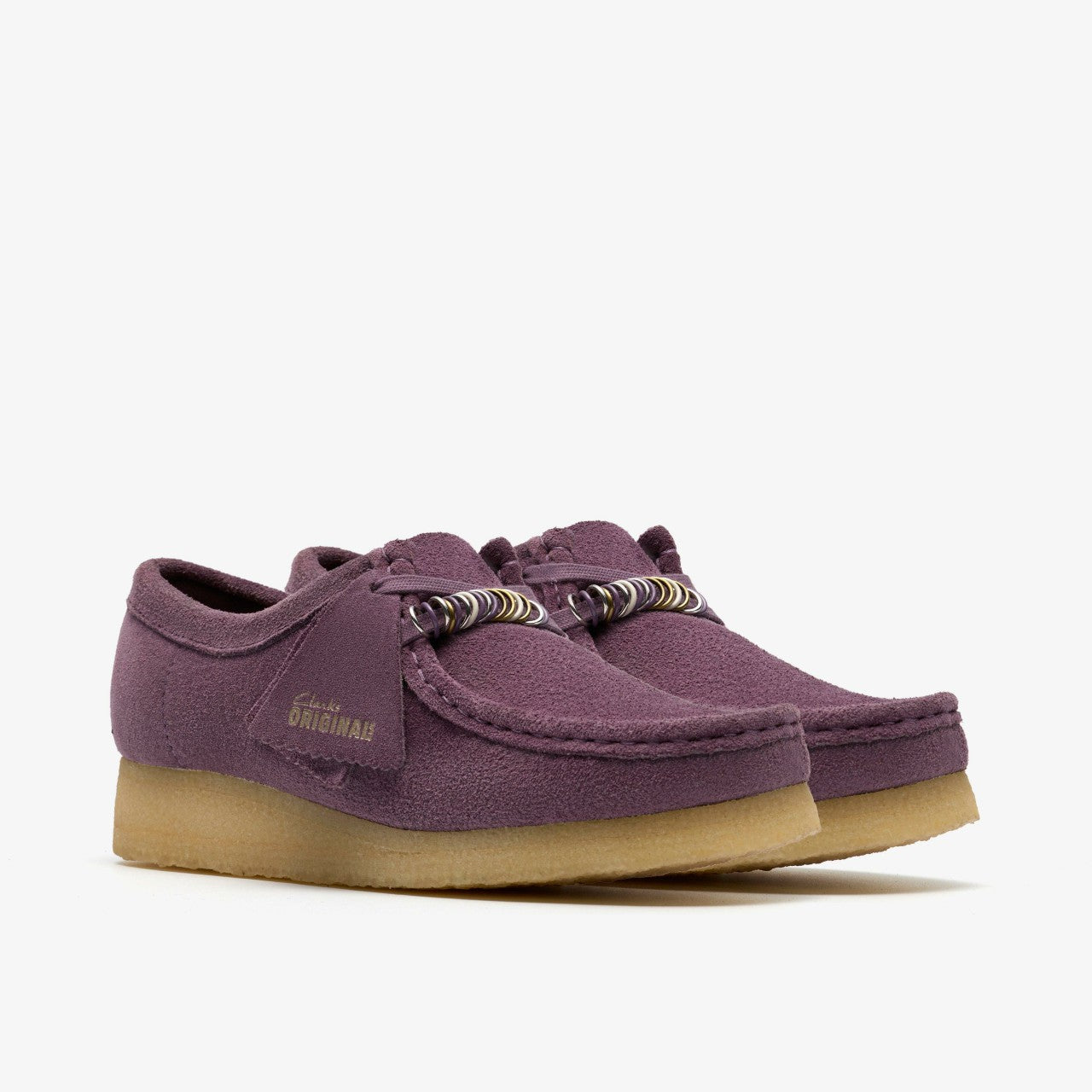 Wallabee Plum Suede