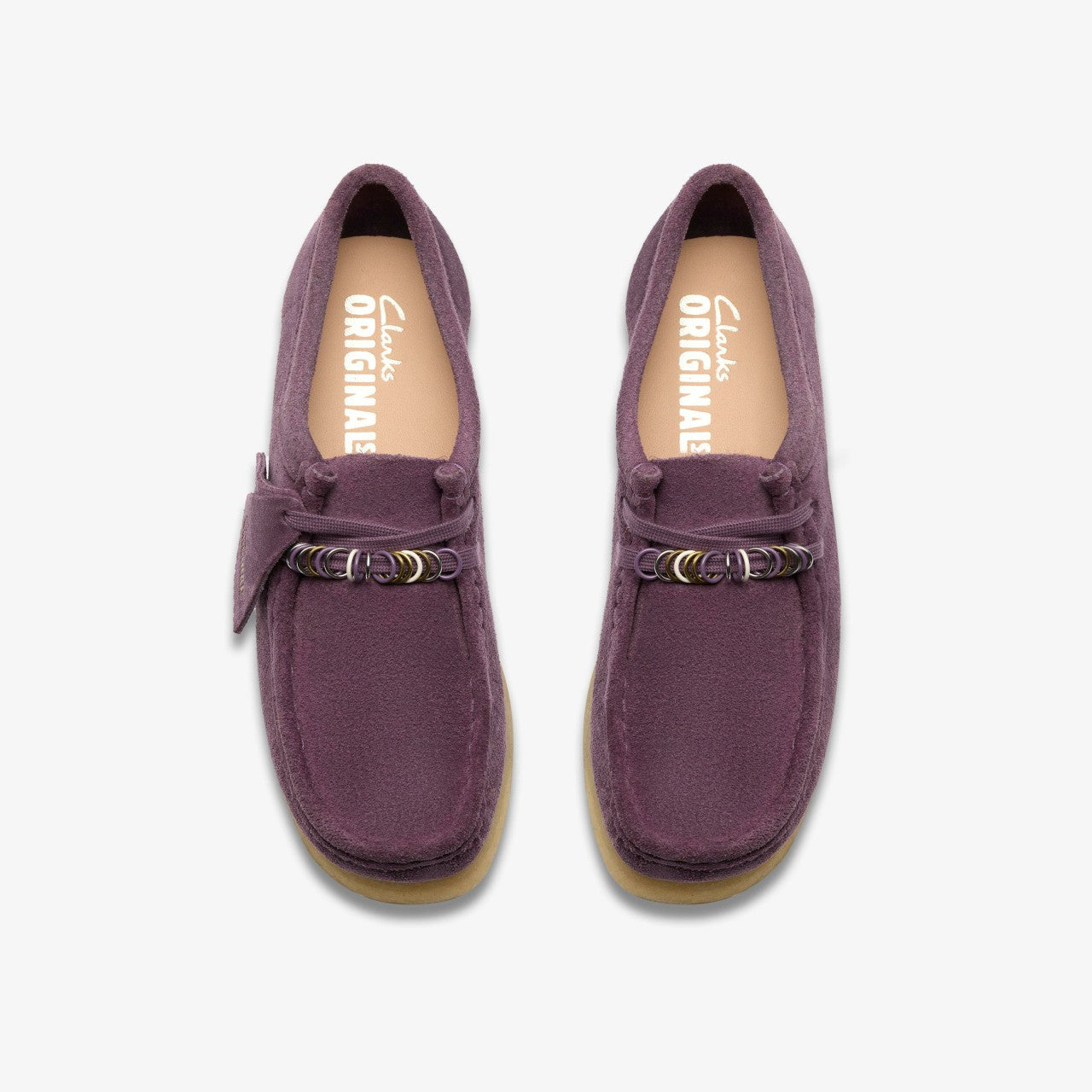 Wallabee Plum Suede