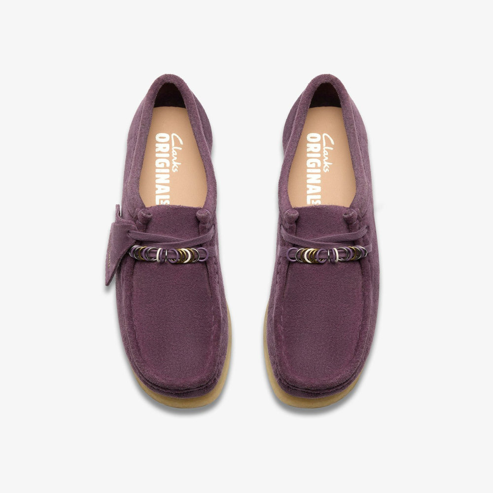 Wallabee Plum Suede