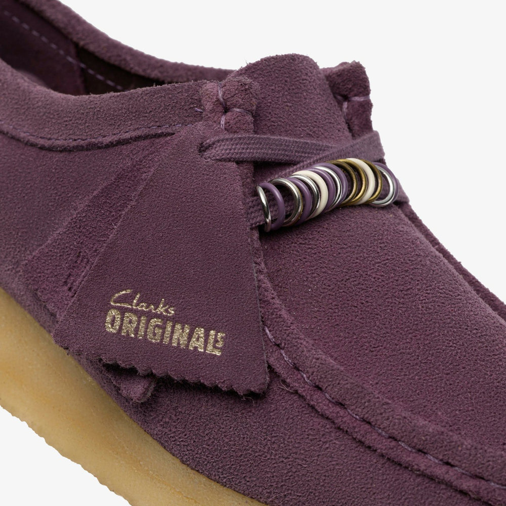 Wallabee Plum Suede
