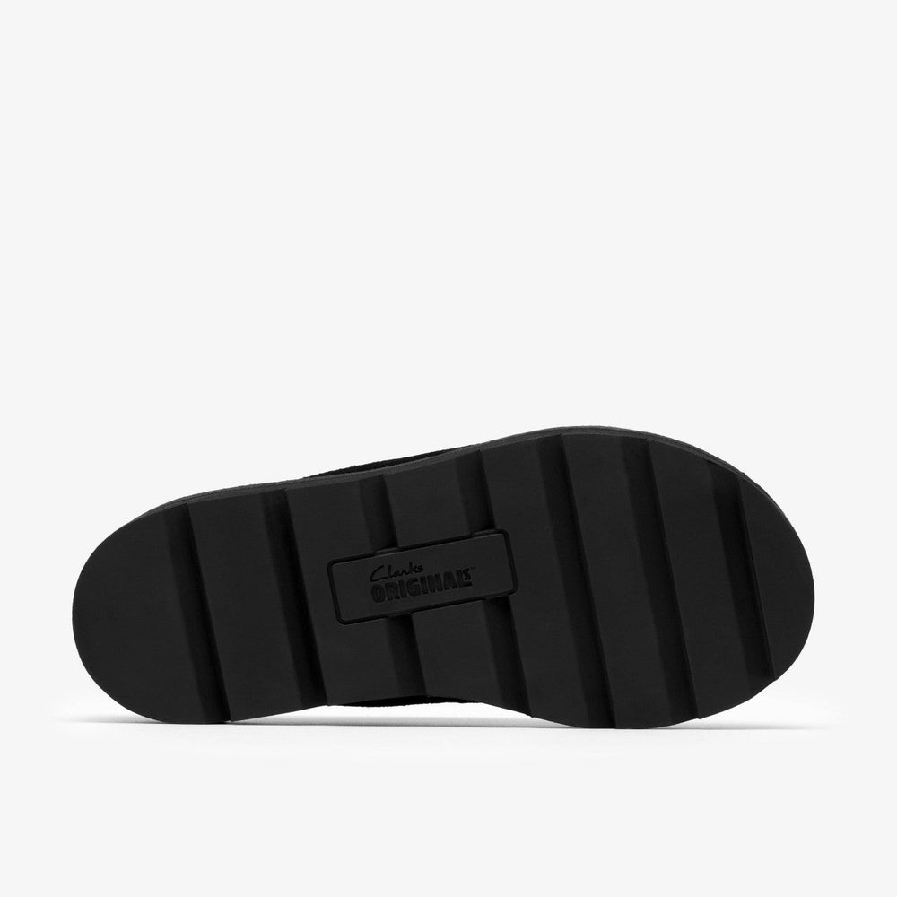 Meare Mule Black Suede Warmlined
