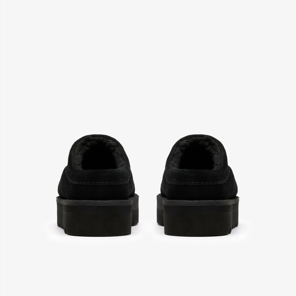 Meare Mule Black Suede Warmlined