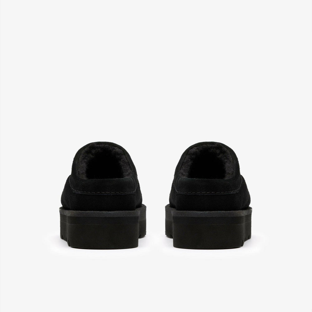 Meare Mule Black Suede Warmlined