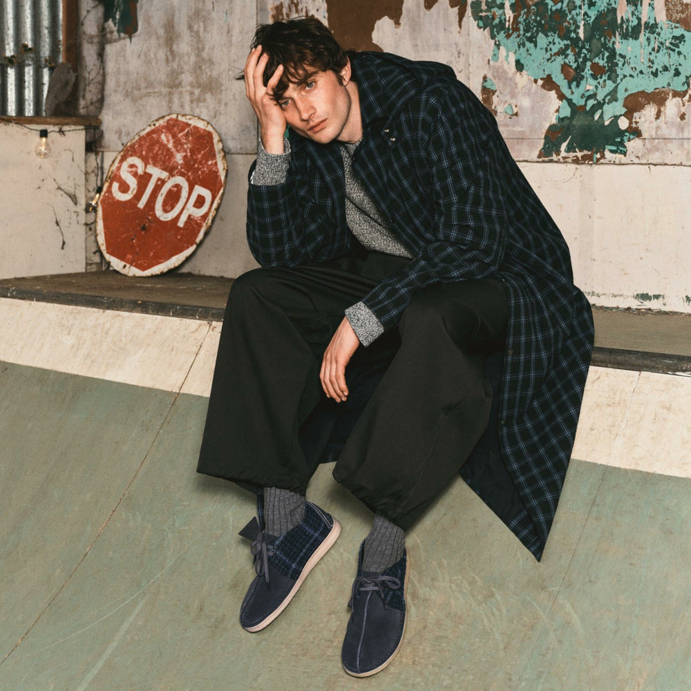 Desert Trek Navy Tweed Combination