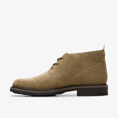 Newford Mid Dark Sand Suede
