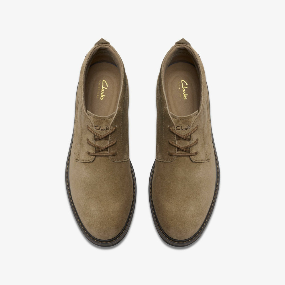 Newford Mid Dark Sand Suede
