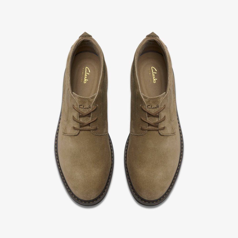 Newford Mid Dark Sand Suede