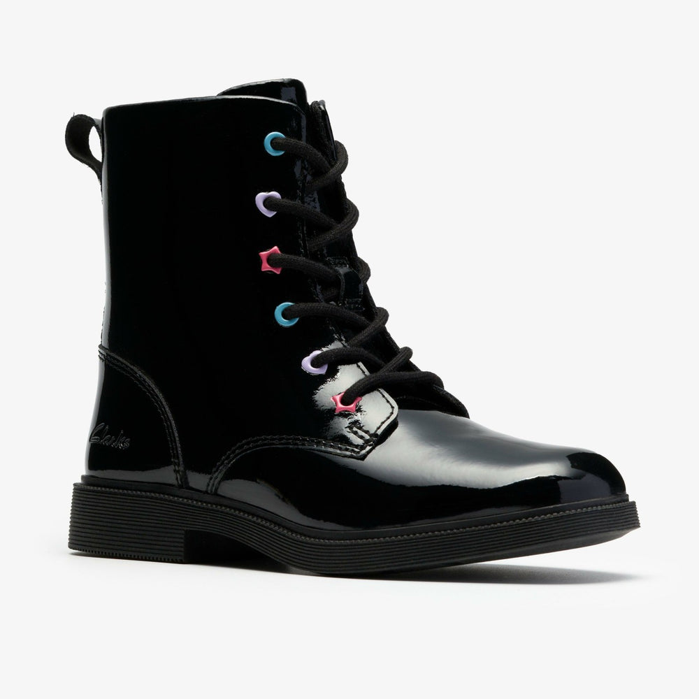 Oaklyn Charm Kid Black Patent