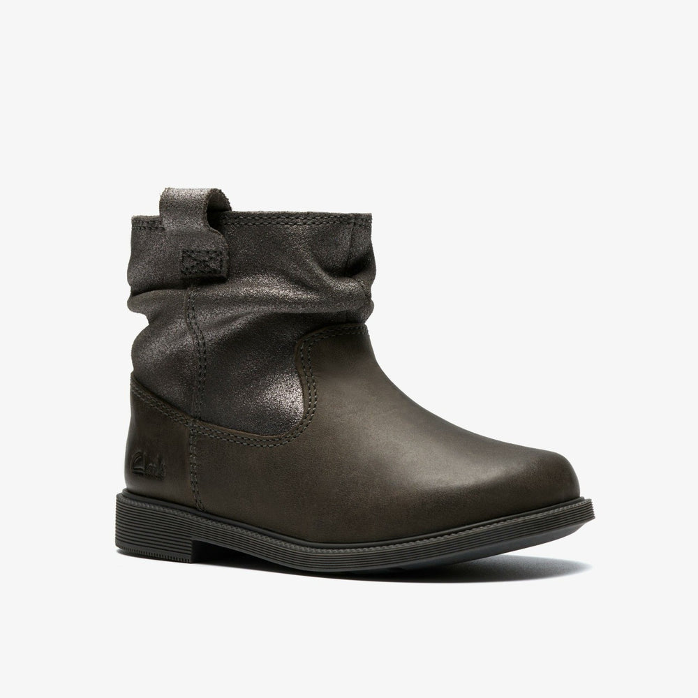 Oaklyn Top Toddler Pewter Suede