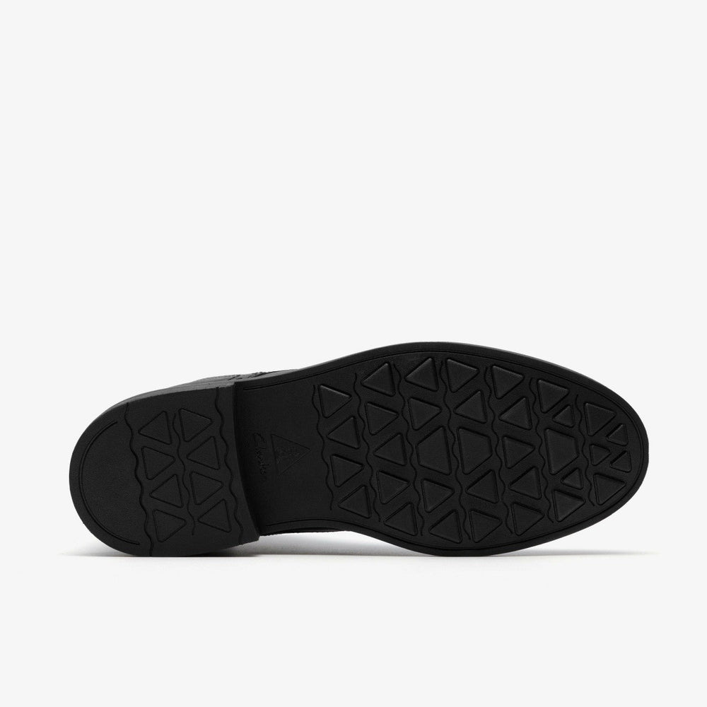 Newford Lace Boot Black Leather
