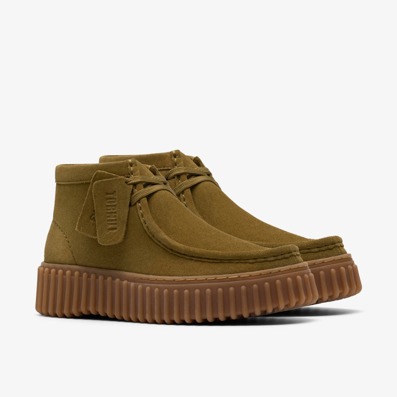 Torhill Moss Olive Suede