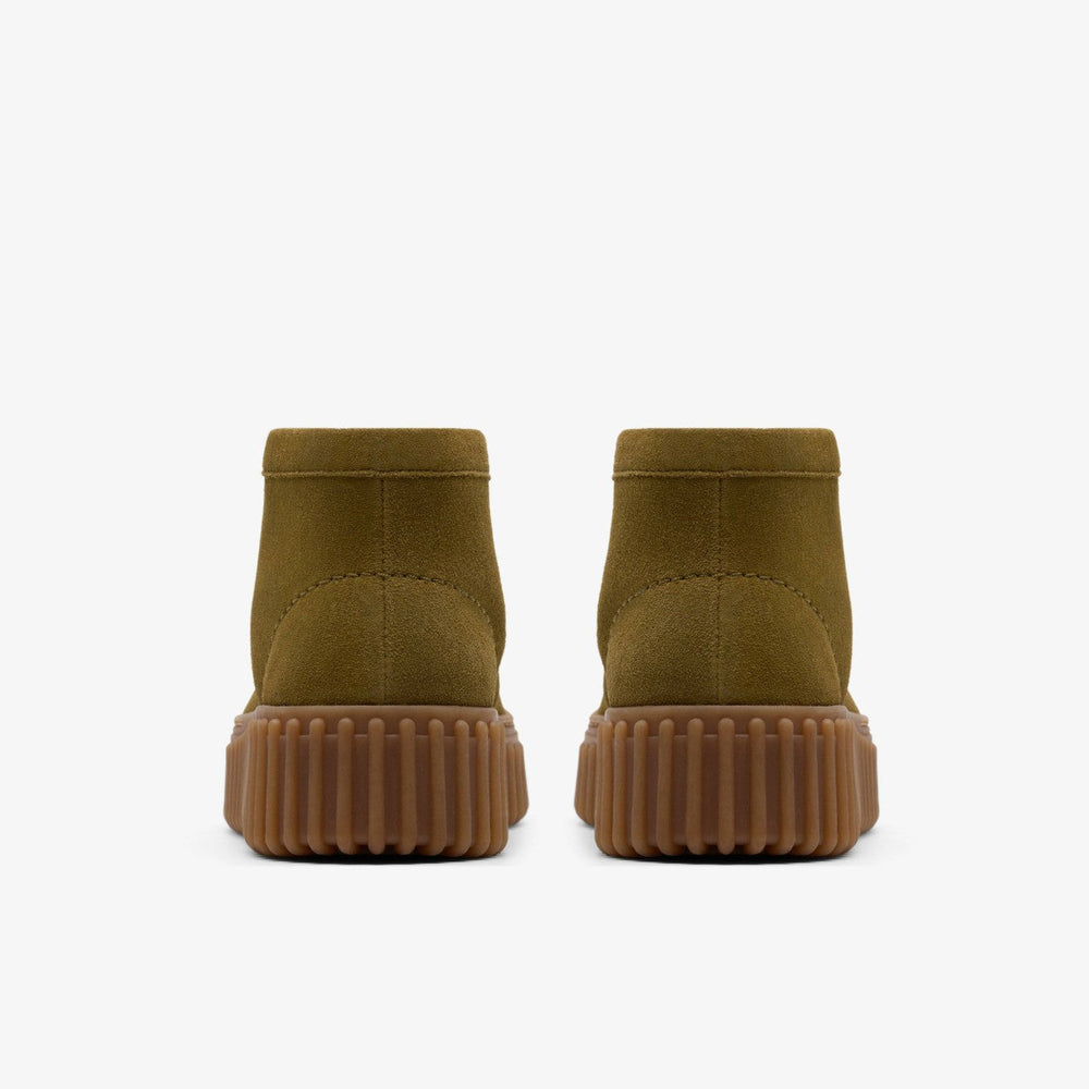 Torhill Moss Olive Suede