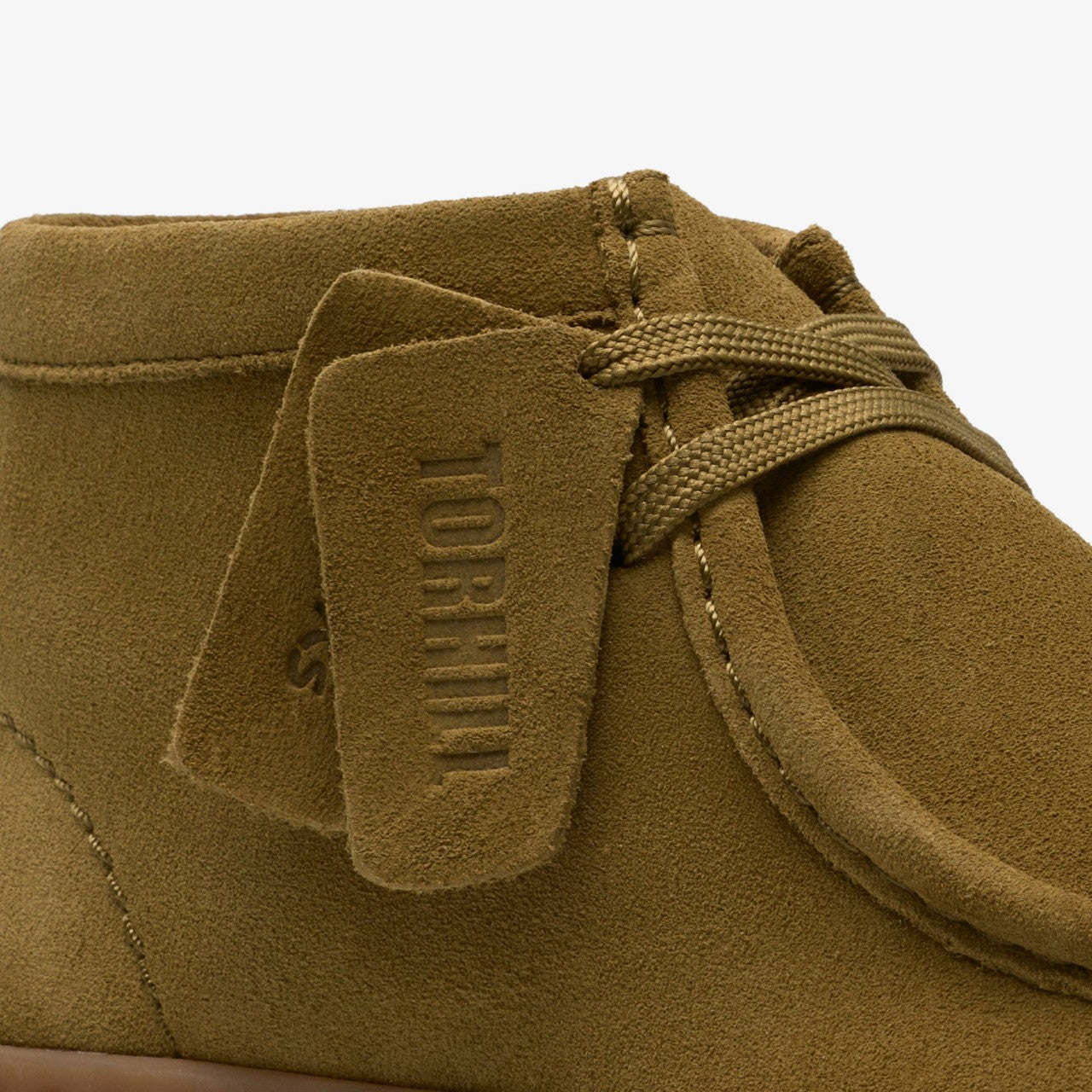 Torhill Moss Olive Suede