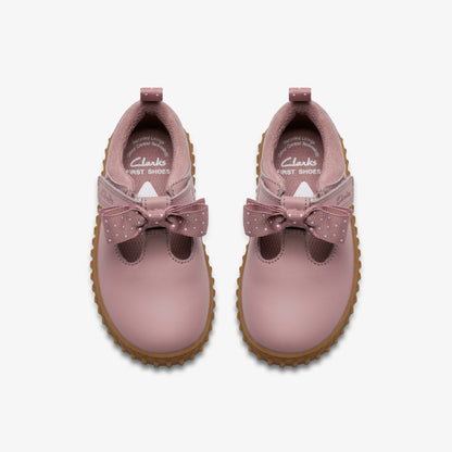 Cove Bow Toddler Dusty Pink