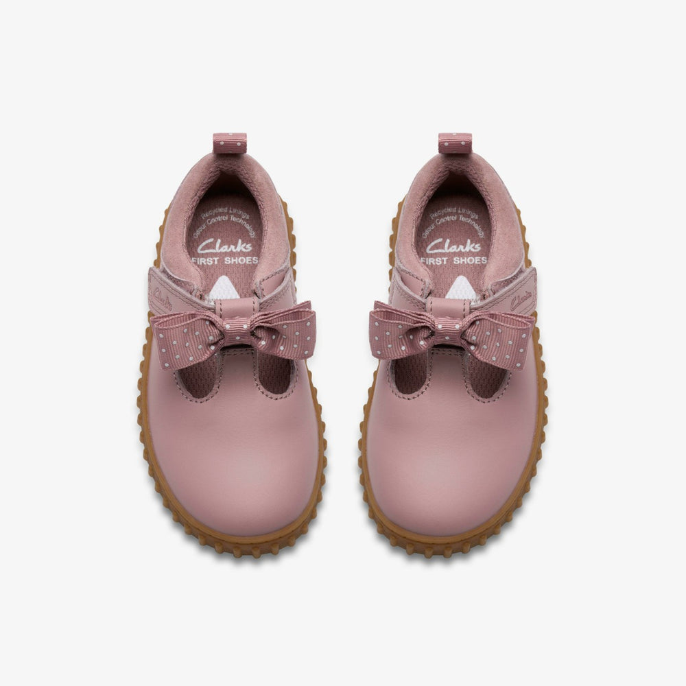 Cove Bow Toddler Dusty Pink
