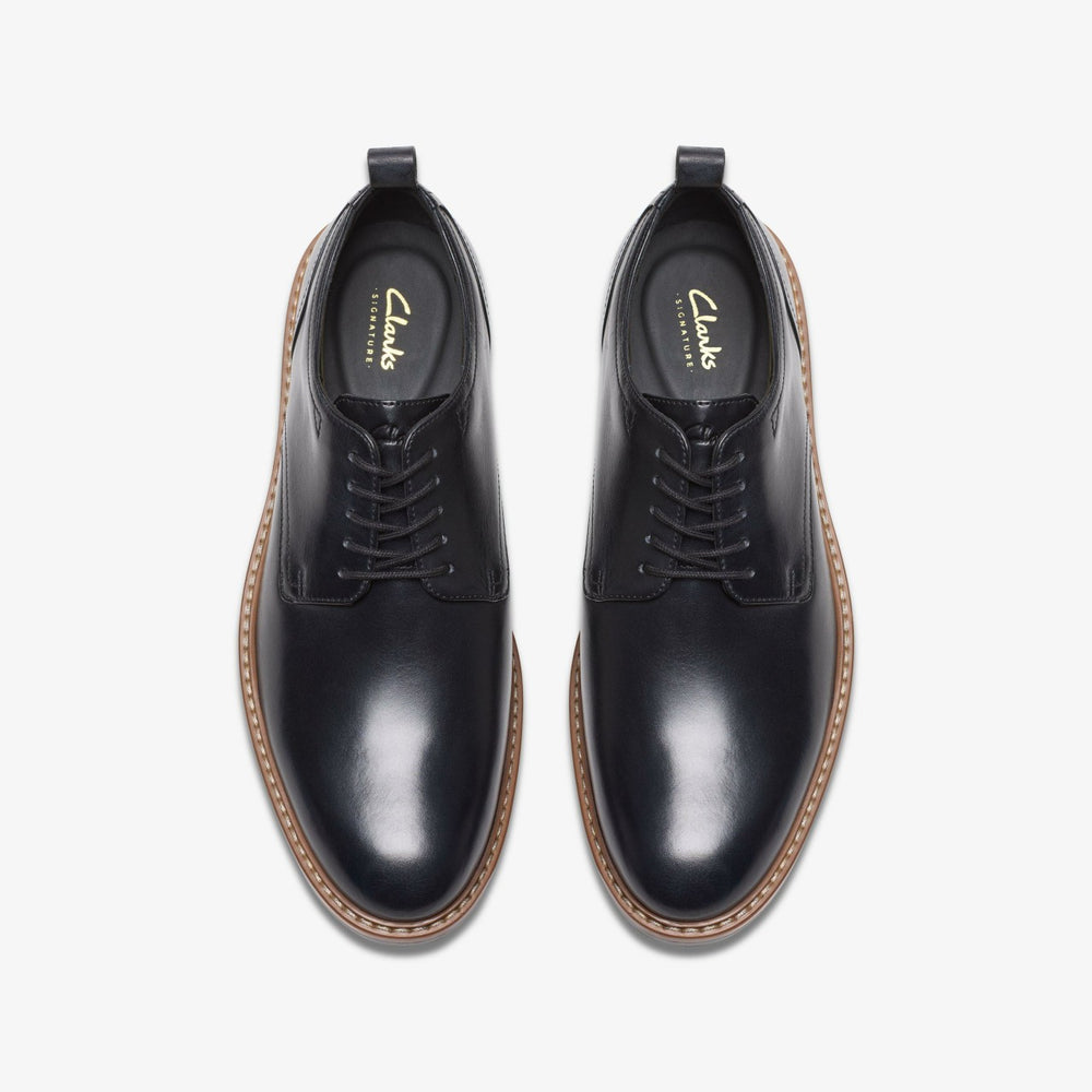 Aldwin Lace Black Leather