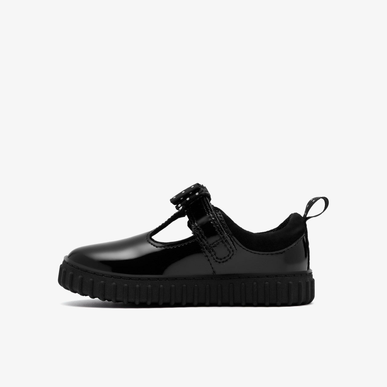 Cove Bow Toddler Black Patent
