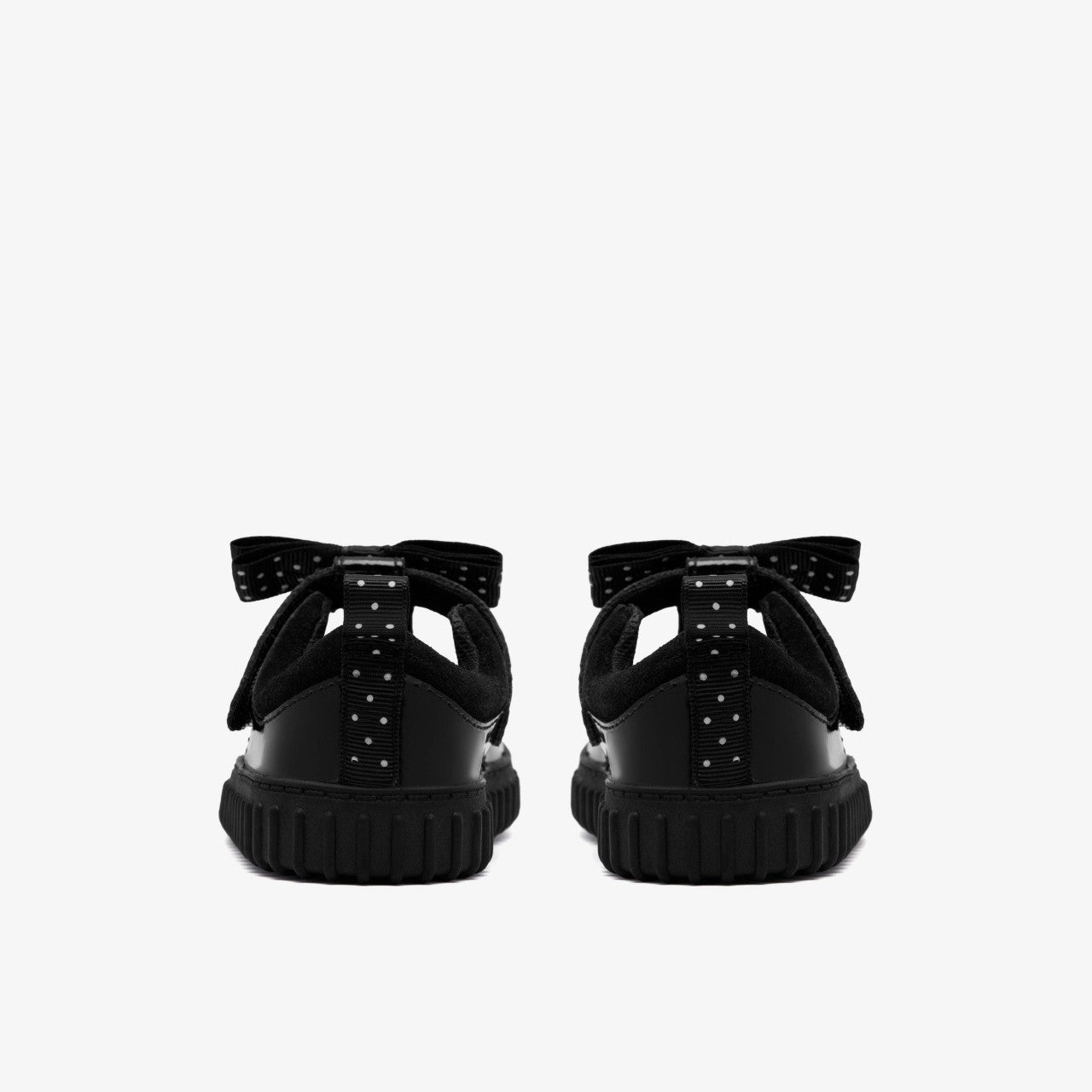 Cove Bow Toddler Black Patent
