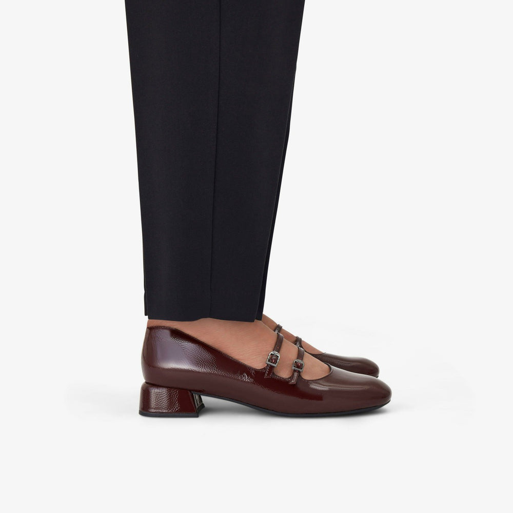 Daiss 30 Shine Burgundy Patent