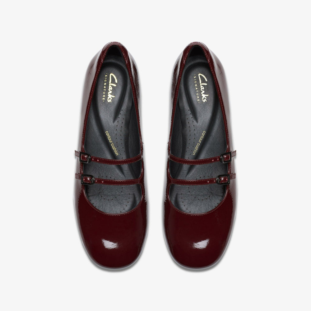 Daiss 30 Shine Burgundy Patent