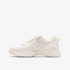 Feather Pace Kid White