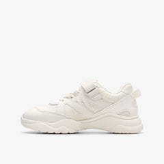 Feather Pace Kid White