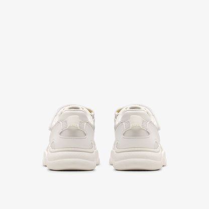 Feather Pace Kid White