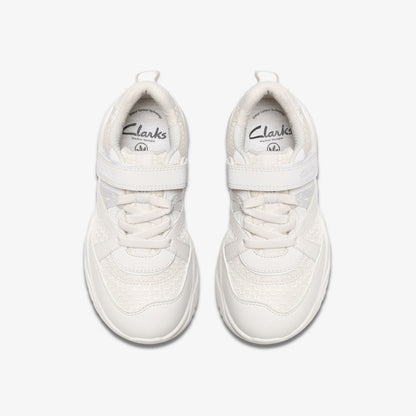 Feather Pace Kid White