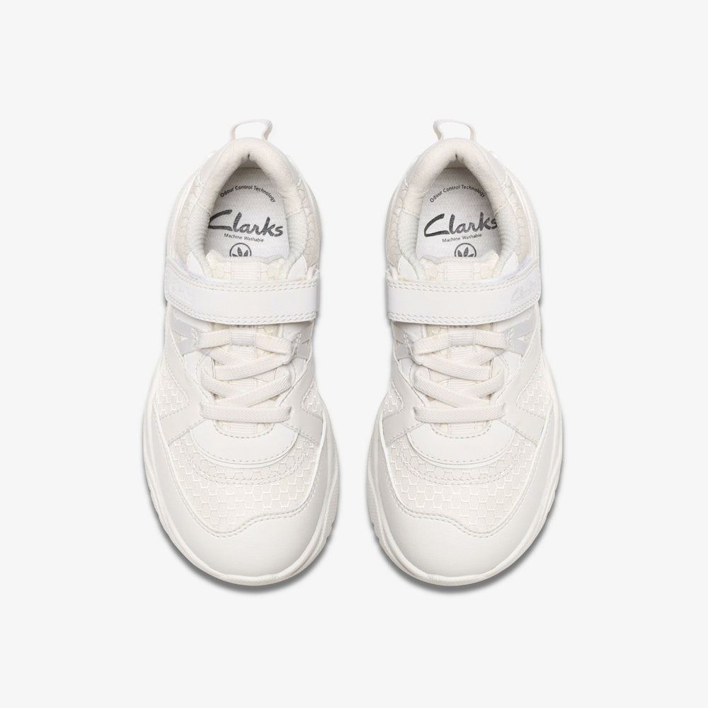 Feather Pace Kid White