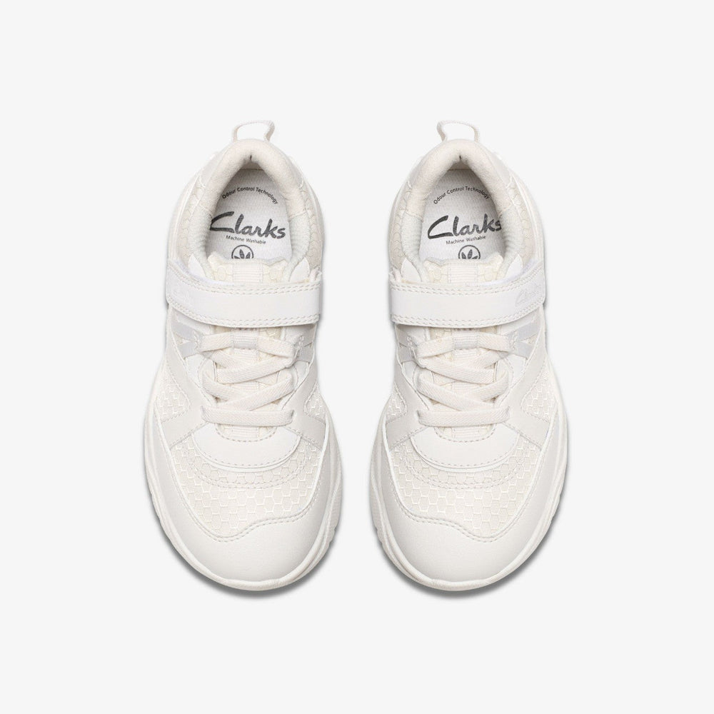 Feather Pace Kid White