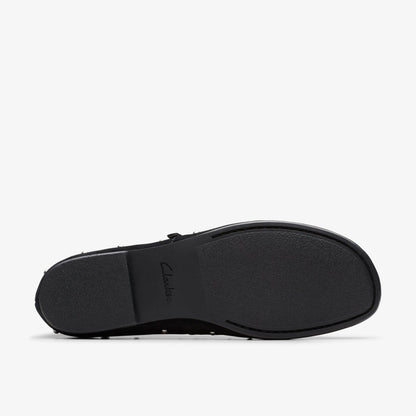 Livia Stud Black Suede