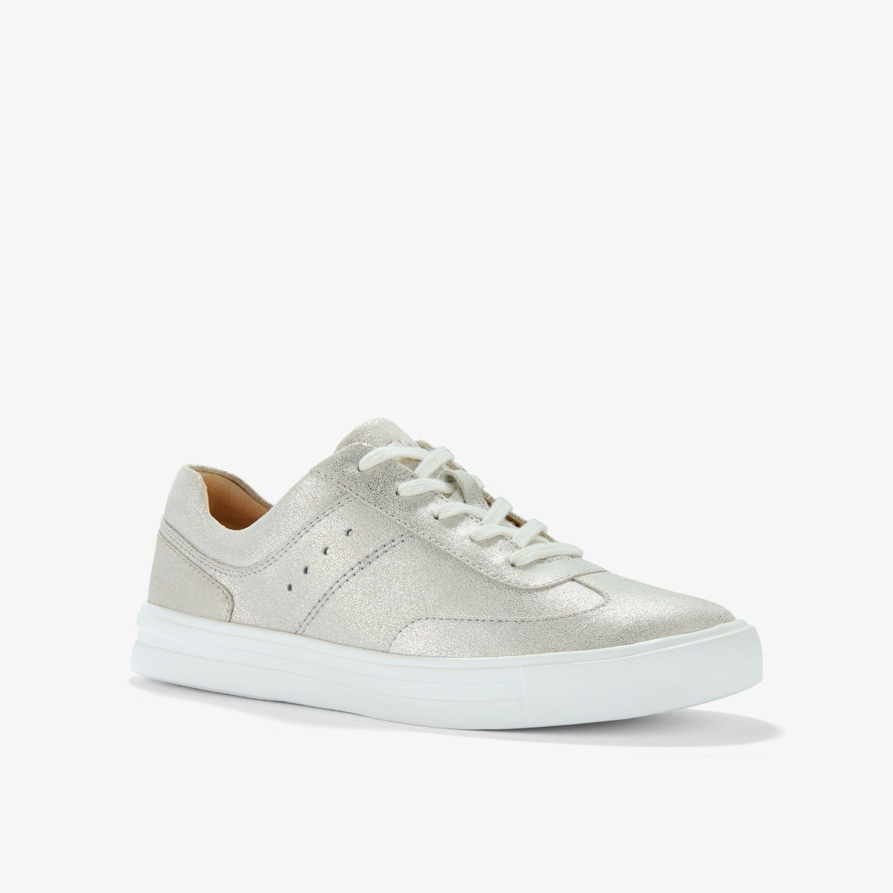 Makea Court Metallic Leather