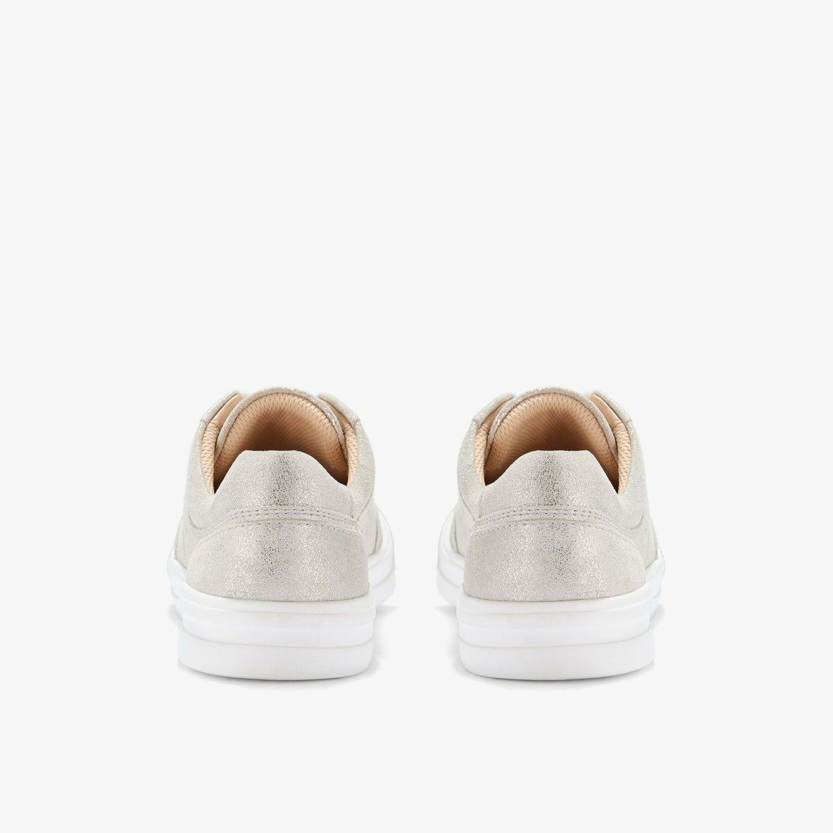 Makea Court Metallic Leather