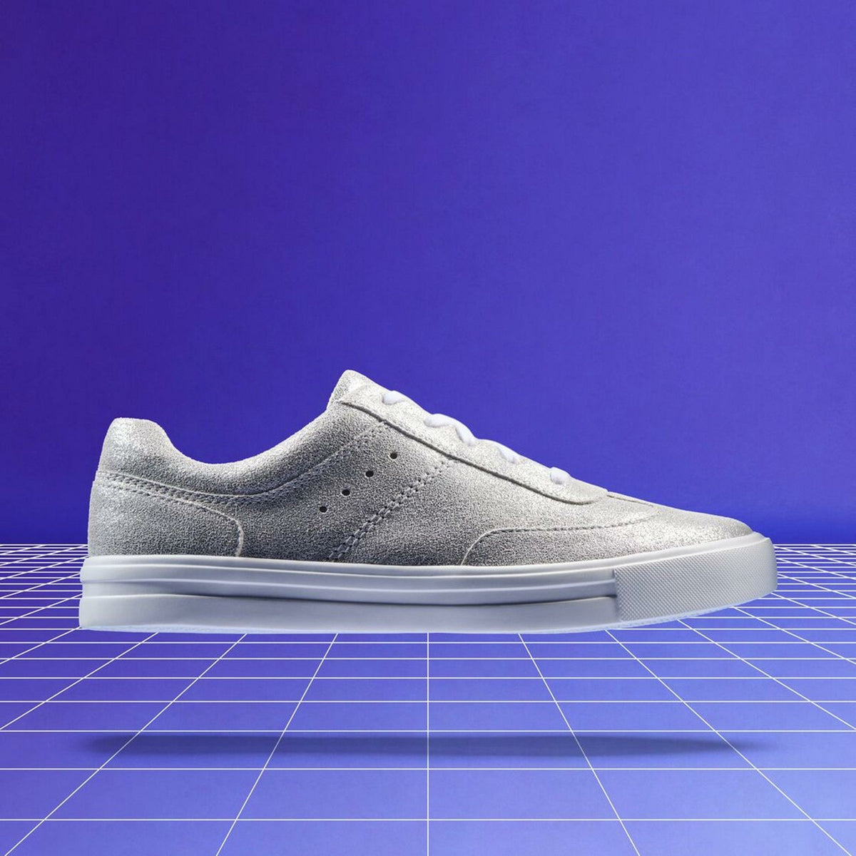 Makea Court Metallic Leather