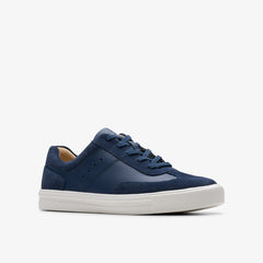 Makea Court Navy Leather