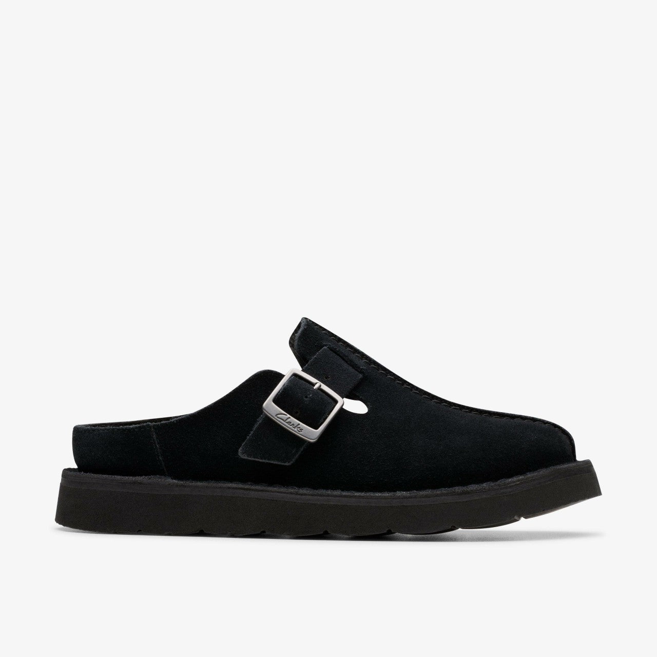Solsbury Mule Black Suede