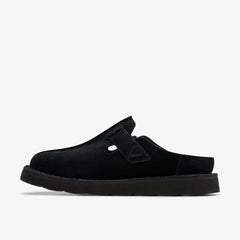 Solsbury Mule Black Suede