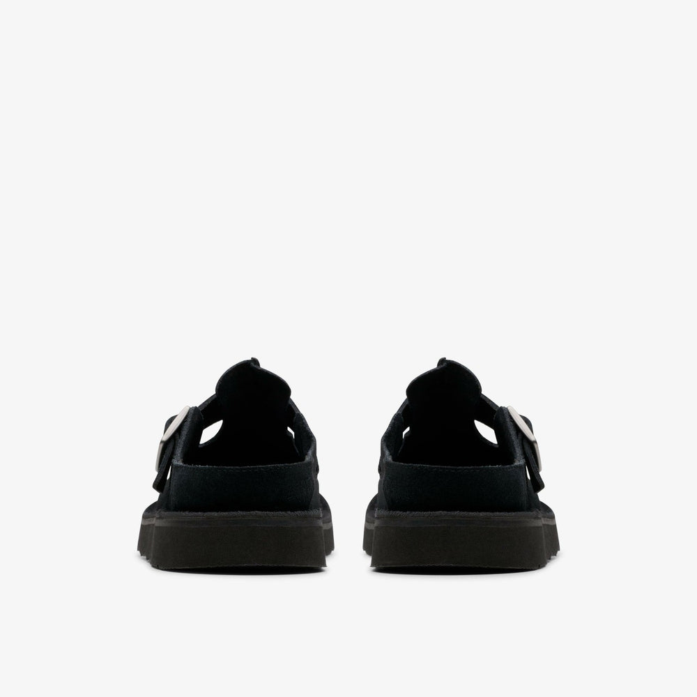Solsbury Mule Black Suede