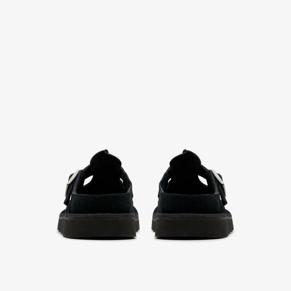 Solsbury Mule Black Suede