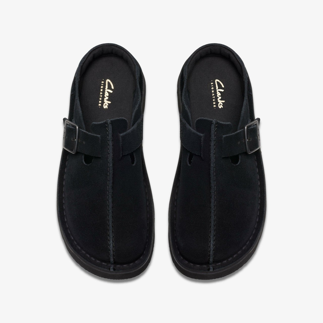 Solsbury Mule Black Suede