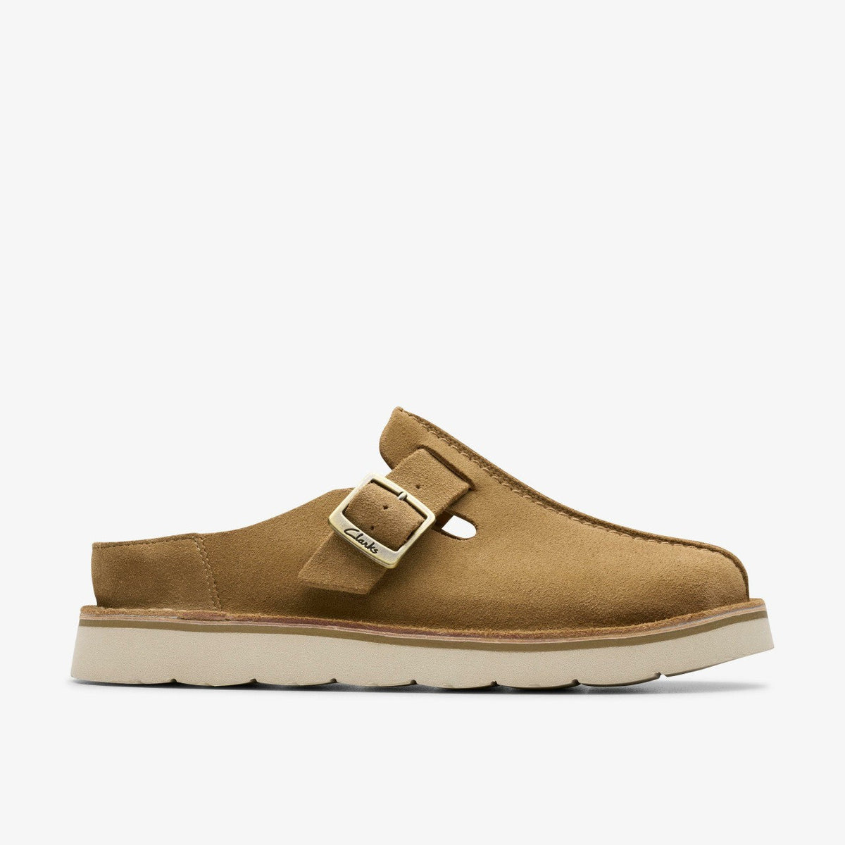 Solsbury Mule Dark Sand Suede