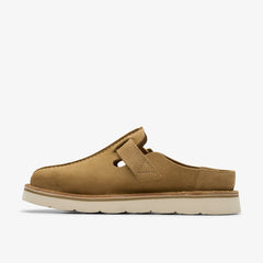 Solsbury Mule Dark Sand Suede