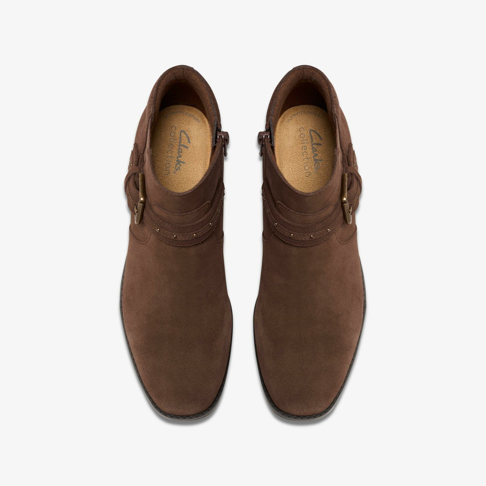 Danyelle Wish Brown Suede
