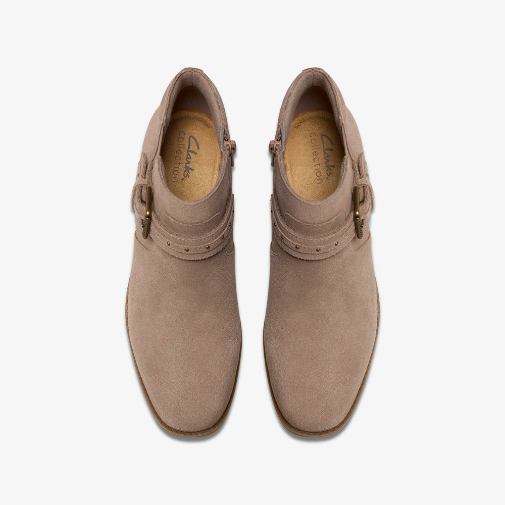 Danyelle Wish Light Taupe Suede