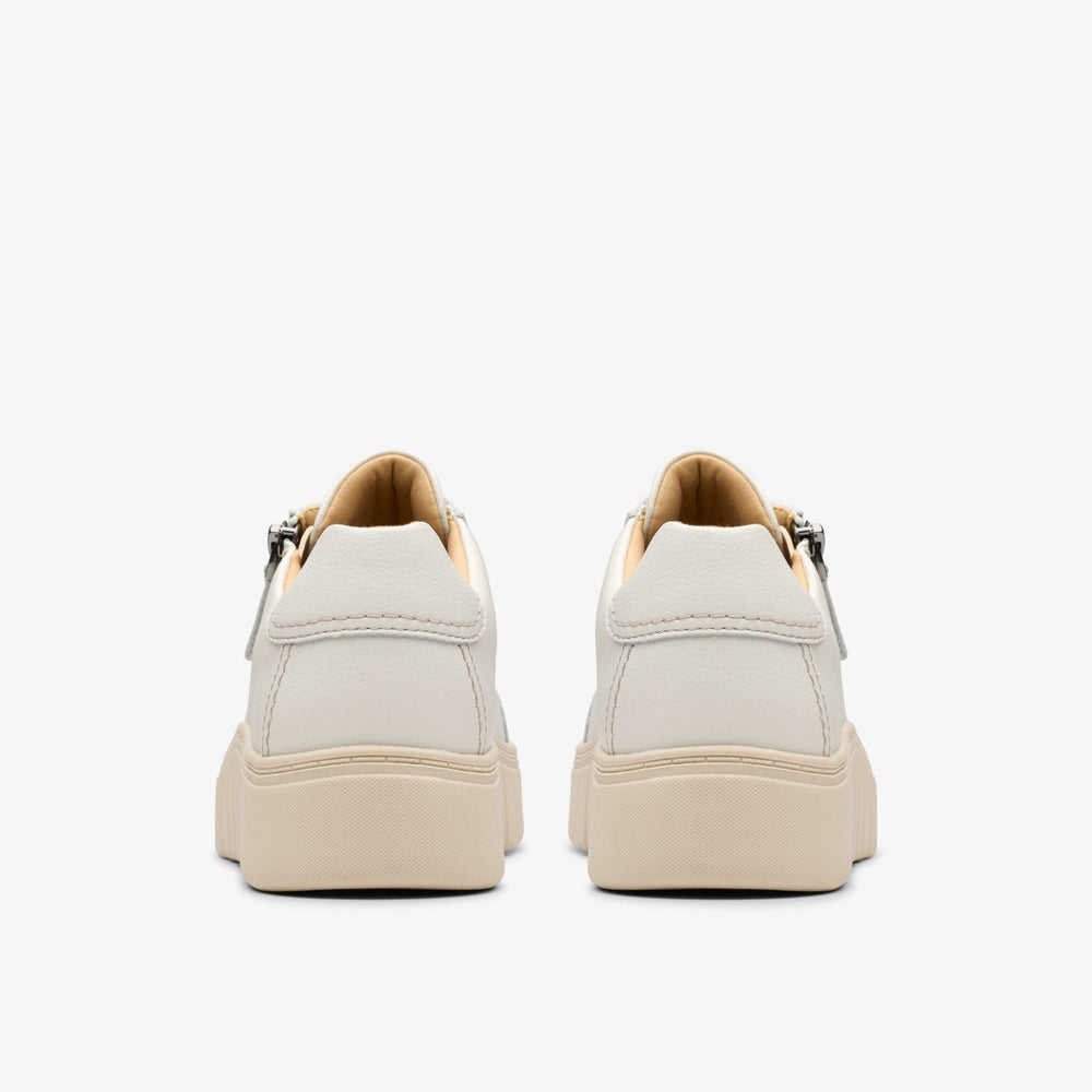 Mykah Joy Off White Leather