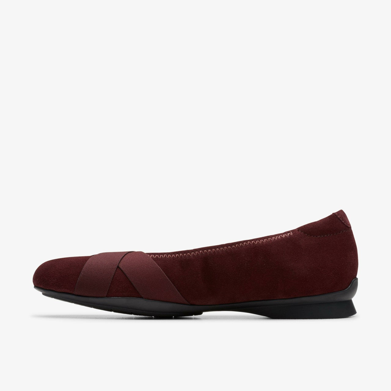 Jazmynn Gem Merlot Suede